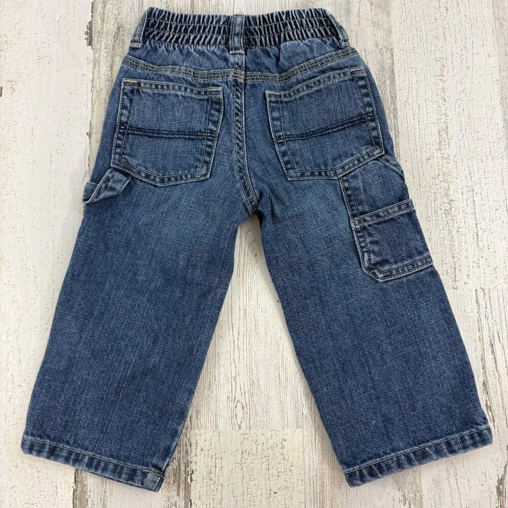 Gymboree Baby Sz 18 to 24 M Denim Carpenter Jeans